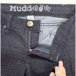 Mudd Low Rise Denim Bermuda Shorts Juniors Size 9 Dark Wash Retro Summer Y2K Photo 1