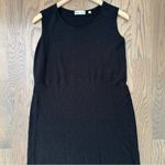 Habitat Sleeveless Textured Knit Jersey Bodycon Midi Dress in Black Medium Photo 5