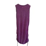 PINK - Victoria's Secret Victoria's Secret PINK Side Tie Ruched Heathered Purple Tank Dress Size XS NWT Photo 7