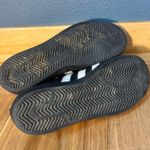 Adidas Shell Toe Leather Black and White Stripe Sneakers Men’s Size 6.5/Womens 8 Photo 9