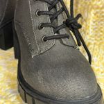 SO  Black Combat Moto women Boots with Rugged Sole size 7.5 Black Photo 7