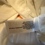 Old Navy  Chic Strapless White Dress with Pink and Blue Details and Lined Bottom Photo 6