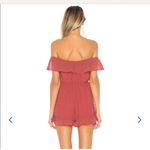 Lovers + Friends  Quincy Off the Shoulder Romper. Size Xs. Coral. NWT Photo 1