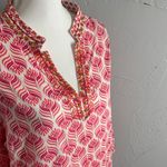 Foxcroft  Pink and White Patterned Blouse Photo 2