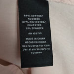 Zac & Rachel Peach Ruffle Button Down Shirt 3/4 Sleeve Size S Feminine Pastel Pink Photo 6