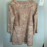 Solitaire Anthropologie  Women’s Faux Suede Open Front Floral Cardigan Photo 1