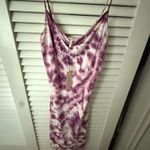 BCBG purple and white tie dye dress Photo 2