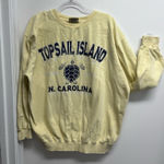 Yellow Topsail Island Sweatshirt Size XL Photo 0