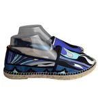 Respoke Pucci Espadrilles NATALIA Blue Classic Silk Scarf Made in Spain EU 40 Size 9.5 Photo 1