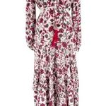 Alexis Nikkita Pink Floral Midi Long Flowy Dress Photo 1