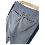 Athleta Pants Womens 8 Brooklyn Ankle High Rise Lightweight Pull On Plaid Gray Photo 7