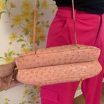 Judith Leiber 1986  ostrich shoulder/clutch pink gold Photo 4