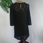 London Times Black Lace Overlay Dress Photo 3
