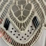 Free People Cream Star Lace Dress with Bead Details S Photo 12