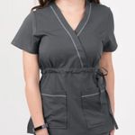Coast Oak Malibu scrub top Gray NWT Women’s size S Nursing Medical Stretch Photo 1
