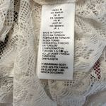 The Drop Bethany Mock Neck Lace Blouse White Size M Photo 4