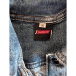 JeanDarrot 36 (US S) Distressed Denim Vest Blue Photo 3