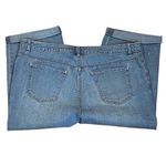 Croft & Barrow Capri Denim Lightwash Blue Jeans Cuff & Pockets ~ Women's Size 16 Photo 1