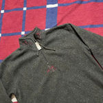 PINK - Victoria's Secret Victoria’s Secret Country OVERSIZED grey fleece 1/4 quarter zip long sle… Photo 1