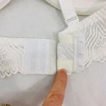 Curve Muse Lace Overlay Underwire Lined Bra 42D White Size undefined Photo 3