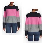 ALC Frank A.L.C. Womens Small Robertson Alpaca & Wool-Blend Color Block Sweater Photo 2