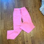 ZARA  Pink Jeans Wide-Leg High-Waisted Photo 1