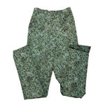 Isaac Mizrahi  Size 0 Tall Green Snakeskin Pullon Pants Novelty Animal Print Photo 0