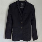 Talula Black Blazer with Notched Lapels and Structured Shoulders Photo 0