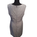 Connected Apparel  Size 10 Sleeveless Career Church Dress V Neck Blue Womens Photo 1