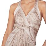 BCBGMAXAZRIA Snake-Embossed Wrap Maxi Dress Photo 2