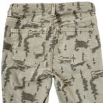 Free People  Women's Green Long and Lean Edgy Camo Skinny Denim Jeans - 27‎ Photo 4