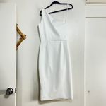 Chiara Boni  Hiroko One Shoulder Side Button Dress Photo 9