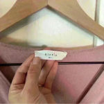 Elodie  Women’s Blush Pink Bodysuit Size Large Photo 3