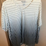 Catherines FINAL MARKDOWN Catherine’s Boxy Black and White Blouse 2x Photo 0