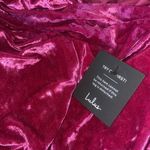 NWT LULUS Alluring Elegance Hot Pink Crushed Velvet Halter Maxi Dress Pink XS Photo 9