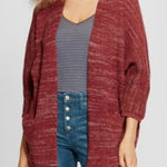 Universal Threads UNIVERSAL THREAD Cocoon Cardigan Berry Raspberry Red / Pink 3/4 Sleeve Sweater M Photo 0