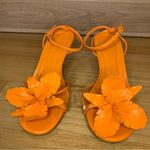 Open Edit  Zuri Ankle Strap Sandal in Orange - Size 9 Photo 1
