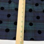 Talbots green and plaid polka dot wool skirt women’s size 16 Photo 7