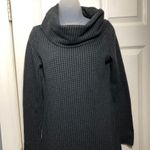 Lou & grey  Womens Pullover Tunic cowlneck dress houndstooth black & gray size s Photo 1