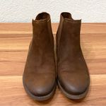 Franco Sarto “Kabrina” Cognac Brown Suede Leather Chelsea Ankle Boots Size 6.5 Photo 5