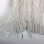 NWT We are HAH Polka Dot Lace Ruffle Swing Mini Dress Small Fairy Coquette Chic Black Photo 9