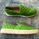 Franco Sarto Green Quilted Leather Platform Sneaker Size 6.5 Photo 0