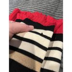 Missoni  Knit Cardigan 6 Italy Red Black Wool Viscose Floral Stripes Classic Photo 10