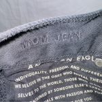 American Eagle AE Black Wash High Waisted Straight Leg Distressed Mom Jean 00 Photo 4