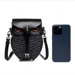 🦉🦉🦉BOGOHO 🦉🦉🦉Black Owl Crossbody Bag Black Photo 2