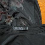 potter's pot Black Floral Short Sleeve Mesh Cami Casual Dress Size M Photo 6