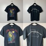 Tattoos by Elmo T Shirt Vintage Y2K Black Medium M Art Rose Thorns Graphic Tee Photo 11