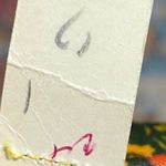 Vintage 70s Hawaiian Painted Sundress Boatneck Round Hem Cotton Medium/ Large Yellow Photo 8