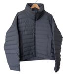 Adidas Varilite RL Jacket L Women's puffer quilted lightweight gray Photo 1