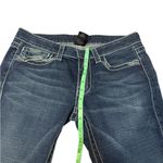 Rawkn “No Key Hole” W Straight Leg Jeans Size 28 Dark Wash Low Rise Blue Photo 5